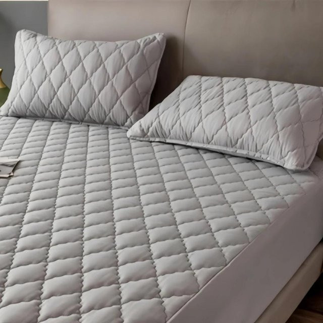 2-teiliges Set Kissenbezüge von Yiran Furniture aus wasserdichtem und antibakteriellem Stoff, lichtgrau, B/H: 48 x 74 cm - Bild 1