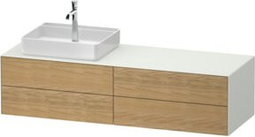 Duravit Waschtischunterschrank White Tulip in White, Breite: 160 cm, Tiefe: 55 cm, Höhe: 40,8 cm - Bild 1