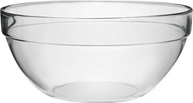 Arcoroc Glasschale Empilable, transparent, rund, 6er Pack, Durchmesser: 23 cm, Höhe: 9,5 cm, 2900 ml - Bild 1