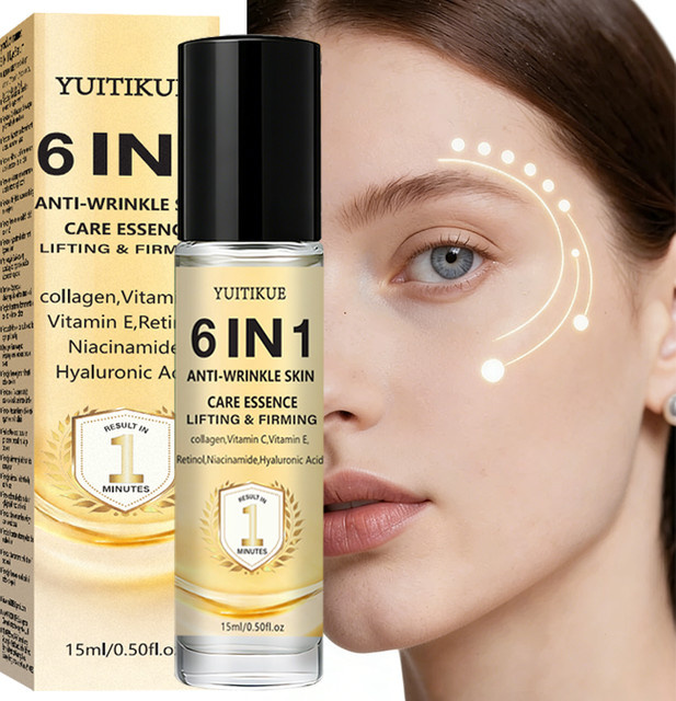 YUITIKUE Anti-Falten Pflege-Essenz mit Retinol & Kollagen, 15 ml, Reife Haut - Bild 1