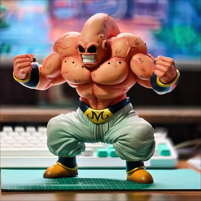 Bandai Dragon Ball Shadow Trace Muscle Buu GK Figur, Anime-Modell, 24cm - Bild 2