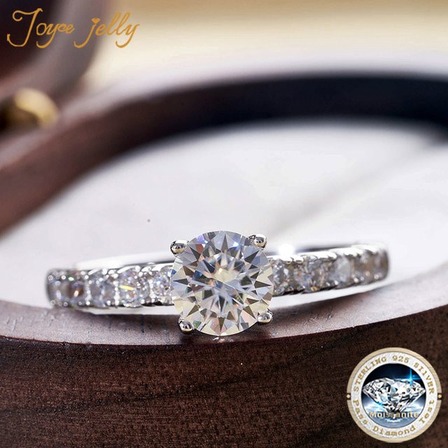 Joyce Kelly Damen-Ring, 925 Silber, Diamant, 1 Karat - Bild 1