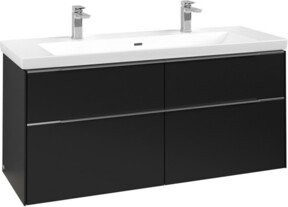 V&B Waschtischunterschrank Subway 3.0 in Blau, B/T/H: 127,2 x 57,6 x 47,8 cm - Bild 1