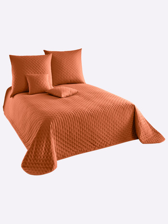 Tagesdecke von Heine Home in Braun und Orange aus 100% Polyester