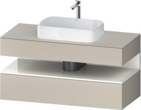 Duravit Waschtischunterschrank Qatego in Weiss, B/T/H: 120 x 55 x 60 cm - Bild 1
