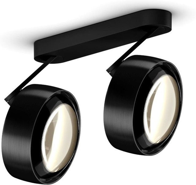 Occhio Più alto 3d doppio VOLT LED-Deckenstrahler in Schwarz, dimmbar und verstellbar mit warmweißem Licht (3000K) - Bild 1