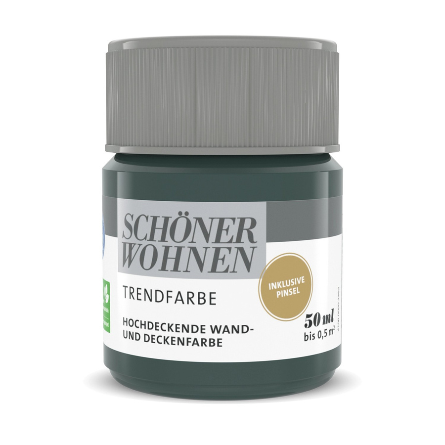 Schöner Wohnen Wandfarbe Jungle matt, Grün, 50 ml - Bild 2
