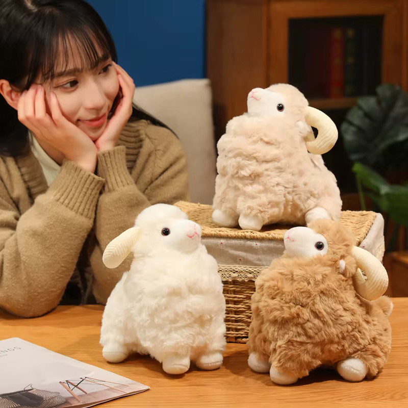YUZHINUO Ziege Plüsch Spielzeug, Tiere, Weiß - Bild 4