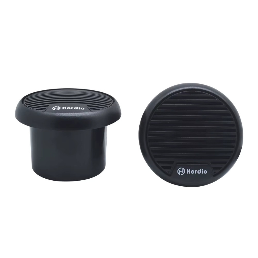 Herdio 3 Zoll Marine-Lautsprecher, wasserdichtes 2-Wege-Vollbereichs-Audio-Stereosystem mit 140 W Leistung in Schwarz oder Grau für Boot und Auto - Bild 5