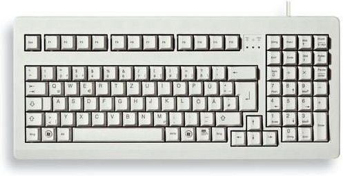 Cherry Classic Line G80-1800 Mechanische Tastatur Hellgrau mit QWERTZ DE Layout und USB-Anschluss - Bild 1