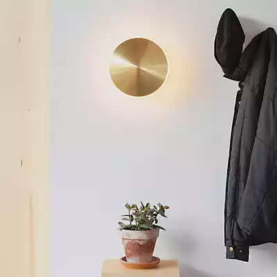 Graypants Chrona LED Wandleuchte in Messing, modern und rund - Bild 1