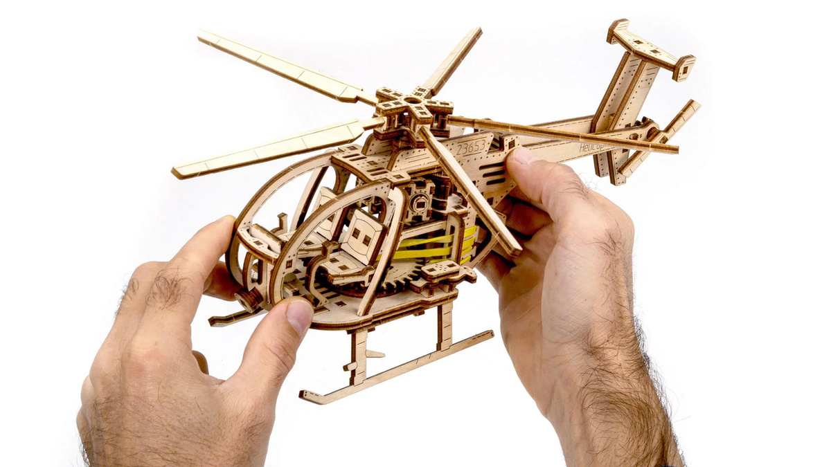 Revell Tiny Adventures Helicopter, Fahrzeuge, Holz - Bild 2