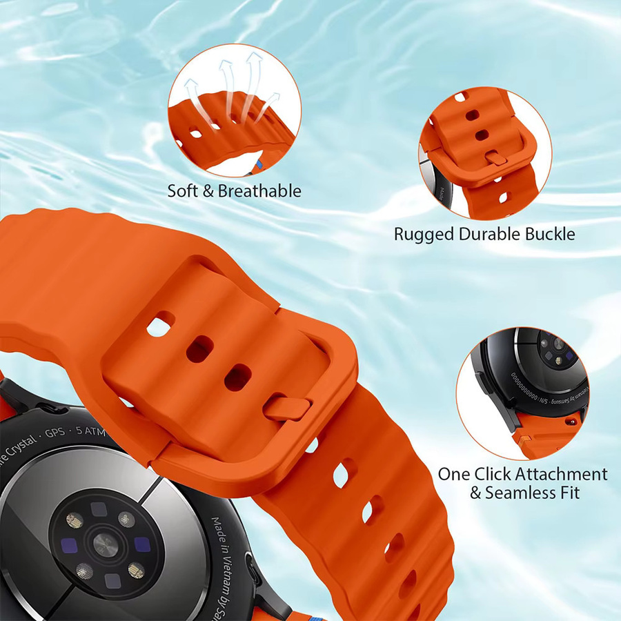 Samsung Sportarmband, Silikon, orange, Unisex - Bild 2