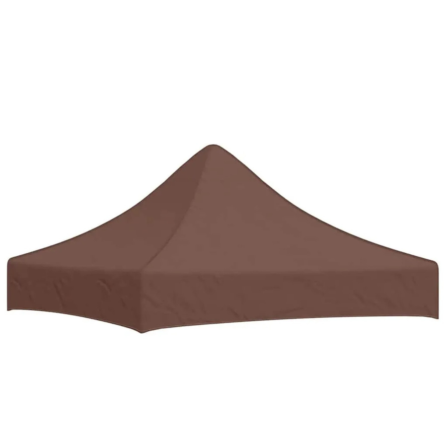 vidaXL Partyzelt-Dach für Faltpavillon in Braun, B/T: 200 x 200 cm, aus Polyester Oxford-Gewebe - Bild 2
