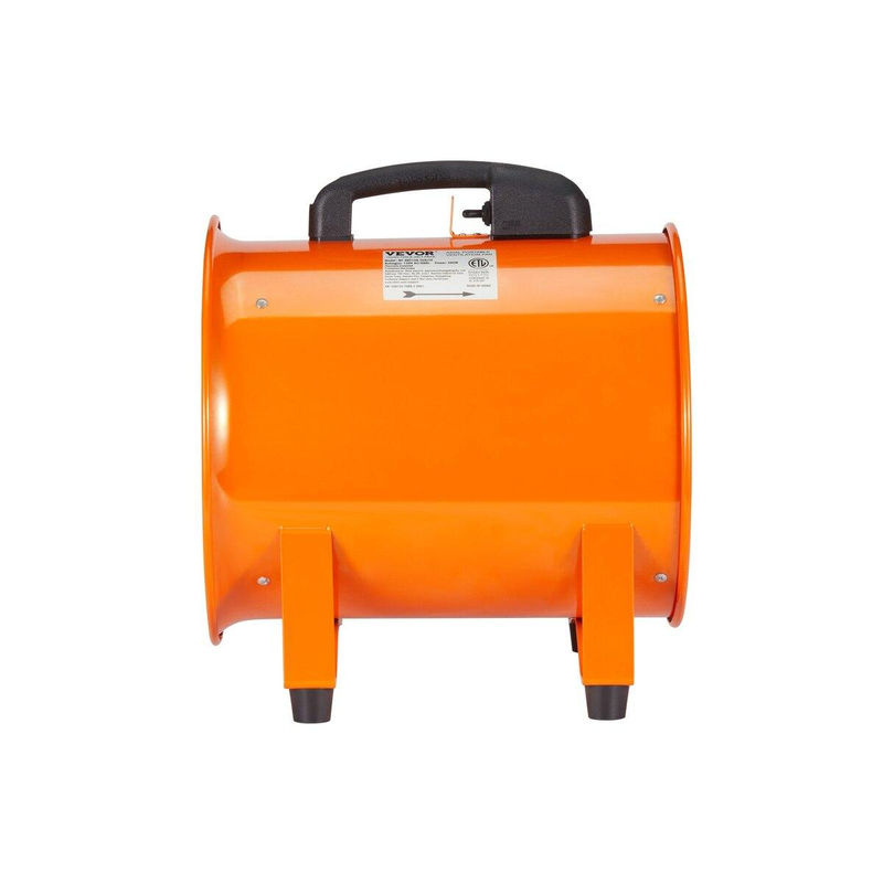 Vevor Industrieller Werkstatt-Absaugventilator in Orange, 900 W Starker Zylinderlüfter mit 10 m Schlauch und 5175 CFM Luftstrom - Bild 2