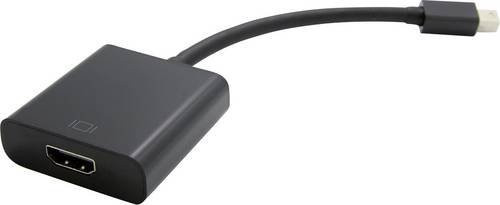 Value Mini-DisplayPort auf HDMI Adapterkabel Schwarz 0,15 m - Bild 1