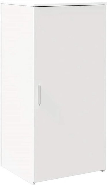 vidaXL Lagerschrank Weiß aus Holzwerkstoff B/T/H: 50 x 45 x 103,5 cm - Bild 1