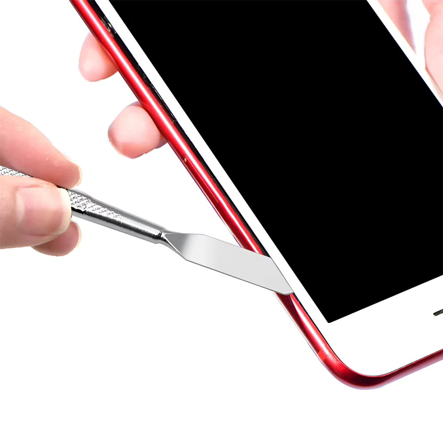 YIAEEY Metall Spudger aus Edelstahl in Silber als Schaber und Brecheisen für die Reparatur von iPhone, Computer, Laptop und Tablet PC - Bild 3