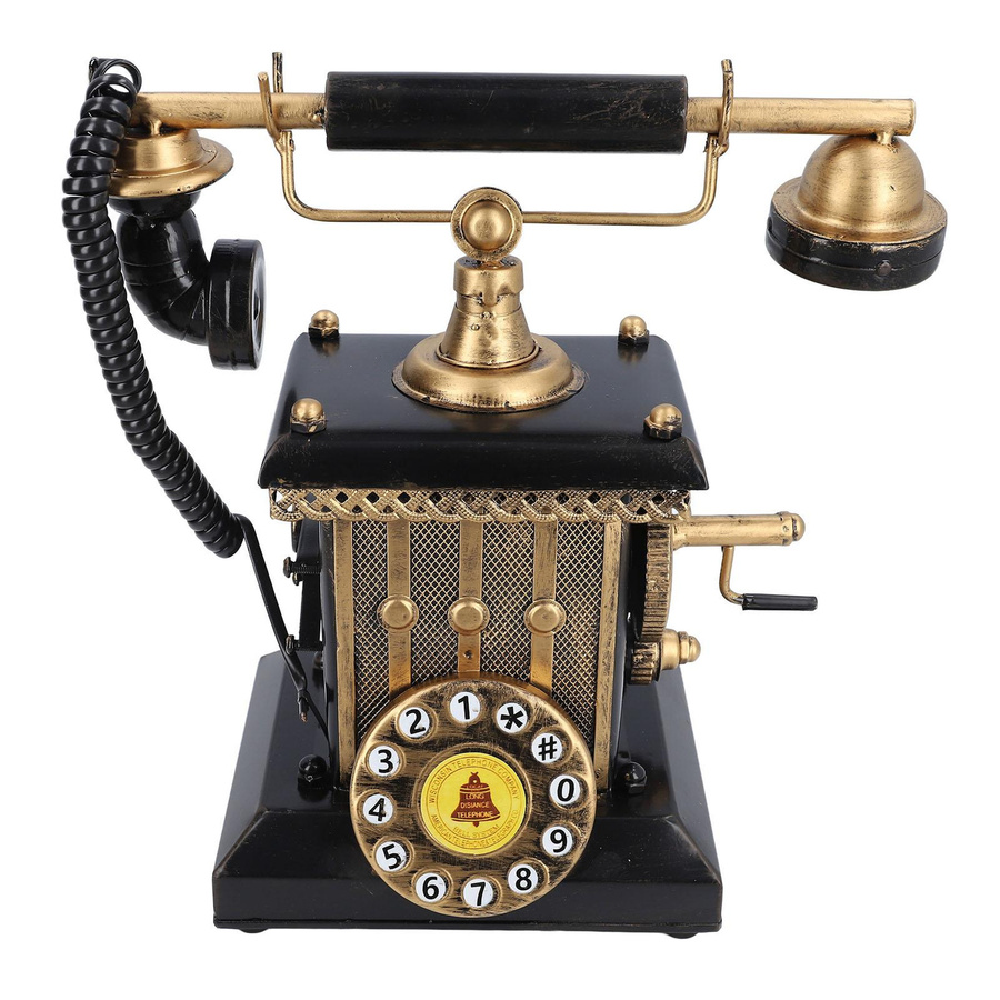 Retro Telefon Deko Modell aus Harz von shoemst als Tischdekoration und Wandkunst - Bild 2