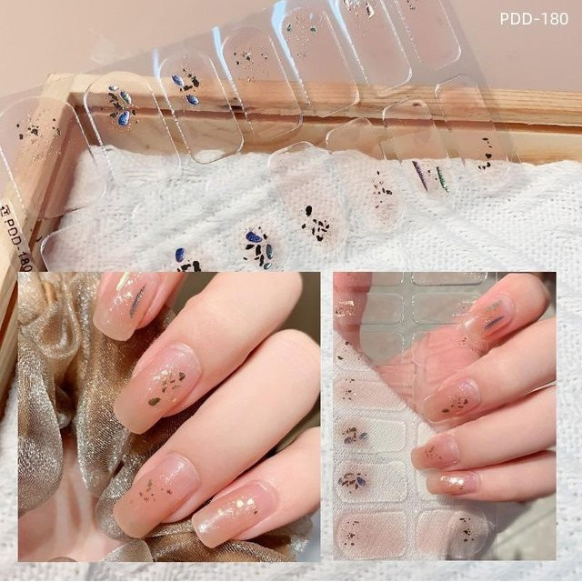 Aloisia Gel-Nagelaufkleber, 60 Stück, Glänzend, Unisex - Bild 1