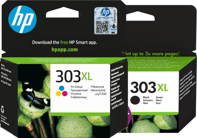 HP 303XL Multipack Tintenpatronen für Inkjet-Drucker, Mehrfarbig - Bild 1