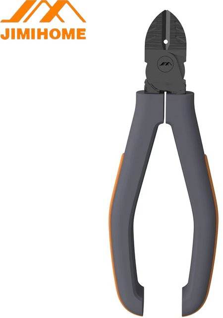 JIMIHOME Diagonalzange aus Chrom-Vanadium-Stahl als Drahtschneider mit Komfortgriff, 16,6 cm - Bild 1