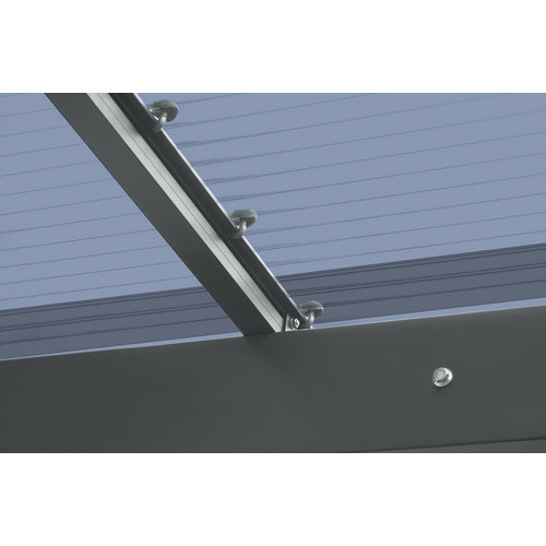 Ximax Einzelcarport Wing Typ 80 mit Welldach und Dachrinne, Anthrazit, B: 275,7 cm x T: 531,4 cm - Bild 4