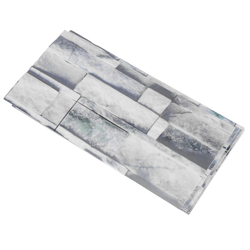 12 Stück PVC Fliesenaufkleber wasserdicht selbstklebend grau abstrakt modern für Bad, Küche und Wohnzimmer - Bild 2
