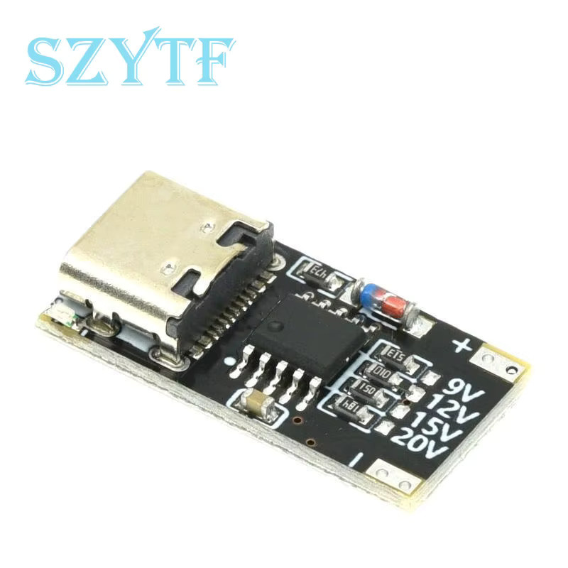 SZYTF USB Typ-C Decoy Board PD QC AFC Trigger Modul für schnelles Laden in Schwarz - Bild 2