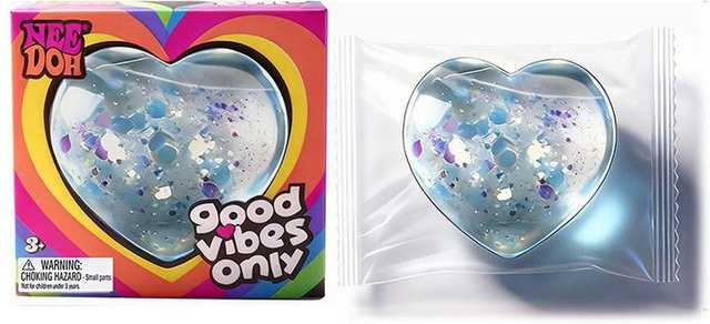 Needoh Herzförmiges Stress-Sensorik-Fidget-Spielzeug - Bild 1