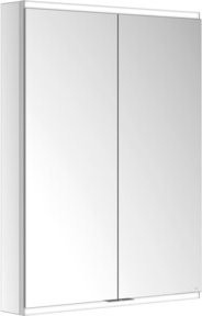 Keuco Spiegelschrank Royal Modular 2.0 in Weiß und Silber, 2-türig, B/H/T: 70 cm x 90 cm x 12 cm - Bild 1