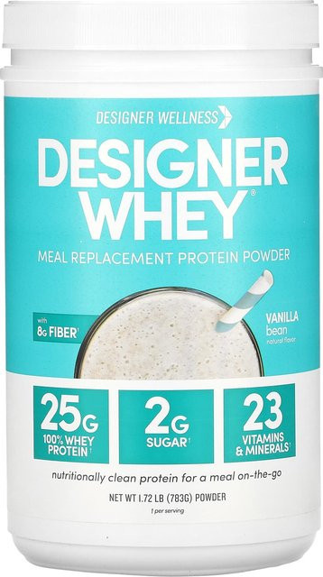 Designer Wellness Designer Whey Mahlzeitenersatz-Proteinpulver Vanilleschote 783 g - Bild 1