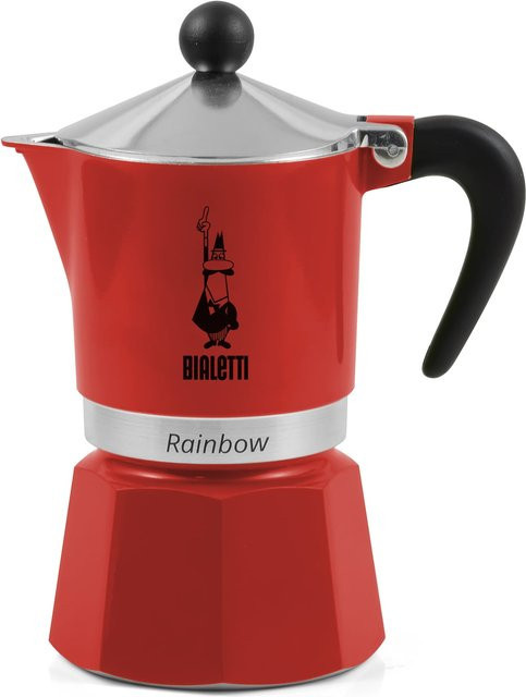 Bialetti Espressokocher Rainbow für 6 Tassen in Rot - Bild 1