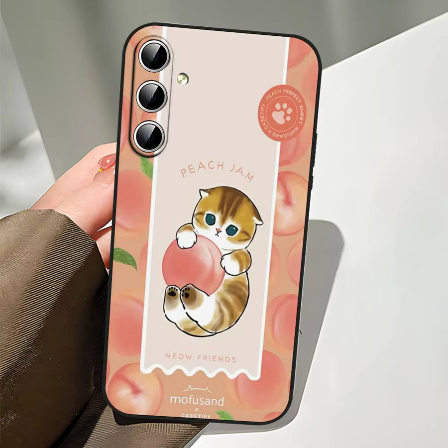 Mofusands Katzen Handyhülle Softcover für Samsung Galaxy S21 S22 S23 S24 S25 S26 Ultra FE Plus 5G A52S in Multicolour - Bild 4