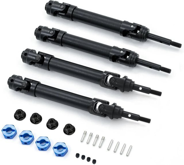 Traxxas Antriebswelle, 4-teiliges Set, Metall, Schwarz - Bild 1