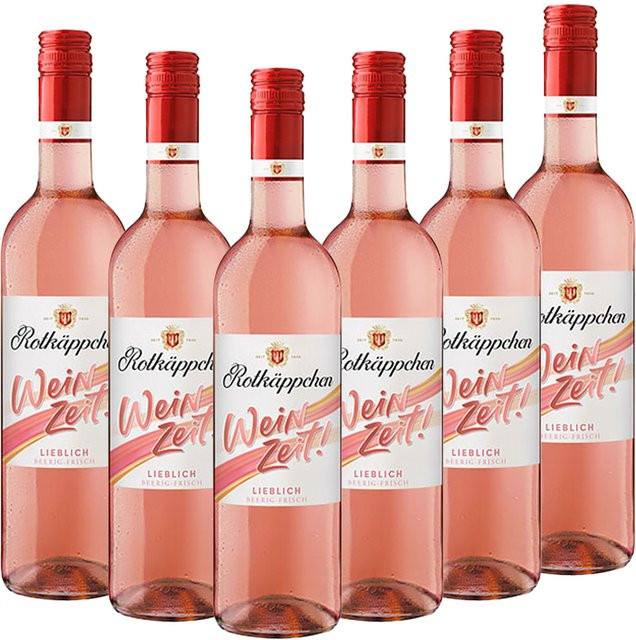 Rotkäppchen Weinzeit, lieblich, Roséwein, 6 x 0,75 l - Bild 1