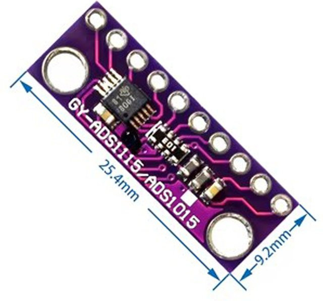 Si Tai&SH Ads1015 Ads1115 16-Bit 4-Kanal ADC-Modul mit programmierbarem Verstärker in Lila - Bild 1