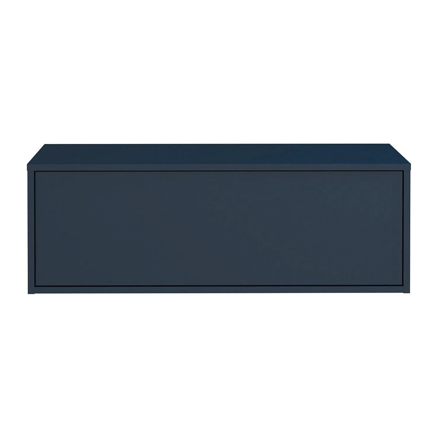 Vente-unique Waschbeckenunterschrank Teana in Marineblau, wandmontiert, modern, Breite: 94 cm - Bild 2