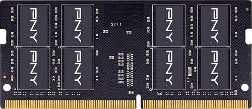 PNY Notebook-Arbeitsspeicher DDR4 8GB 1 x 8GB 260pin SO-DIMM MN8GSD43200-TB in Schwarz - Bild 1