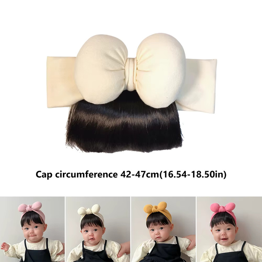 Haarbänder Bowknot-Pony-Perücken, Mädchen, Neugeborene - Bild 3