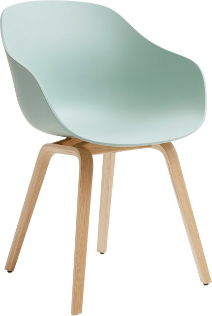 HAY About A Chair AAC 222 mit Armlehnen in Grün und Eiche - Bild 1