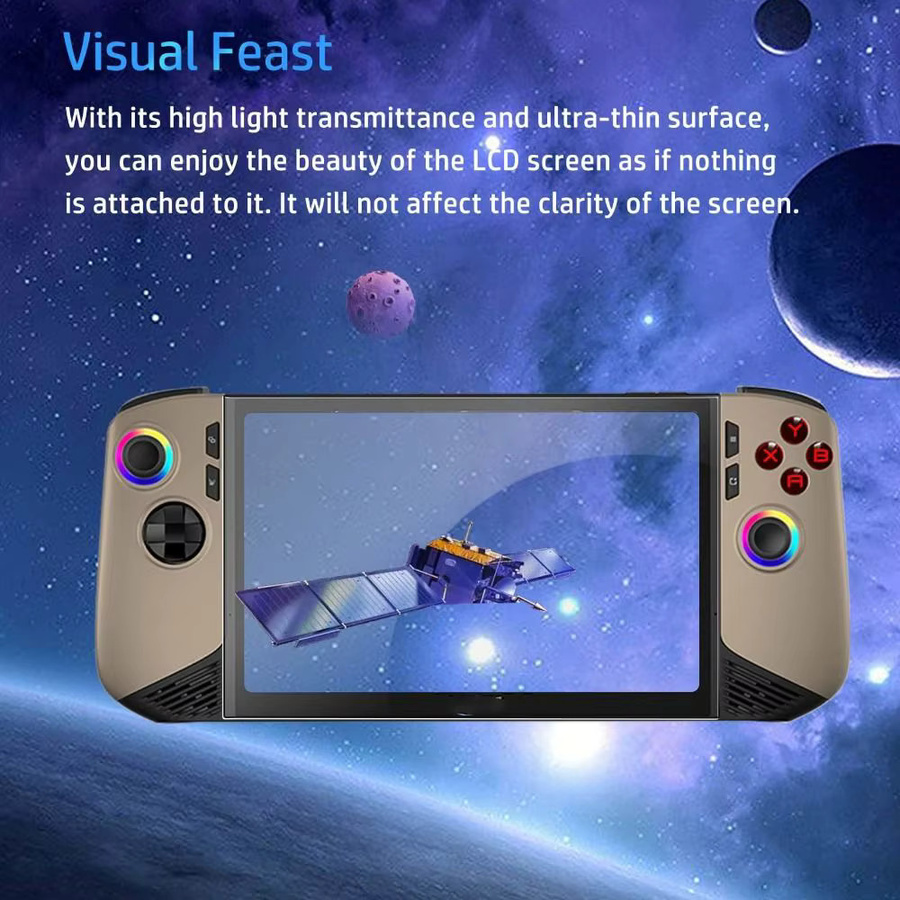 MSI Claw 8 AI+ 2025 Displayschutzfolie aus gehärtetem Glas, 8 Zoll, transparent, kratzfest mit 9H Härtegrad und Antireflexbeschichtung - Bild 4