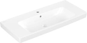 Villeroy & Boch Waschtisch Architectura aus Keramik, weiß, B/T: 100 x 44,5 cm, mit Überlauf und Platz für 1 Hahnloch - Bild 1