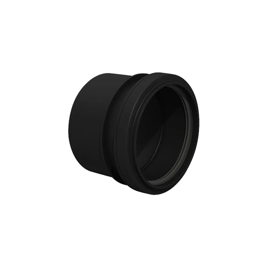 Delabie Reduktionsstück PEHD 100/110 mm Schwarz - Bild 2