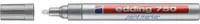 Edding Lackmarker 750 Permanent Marker Silber mit Rundspitze 2-4 mm - Bild 1