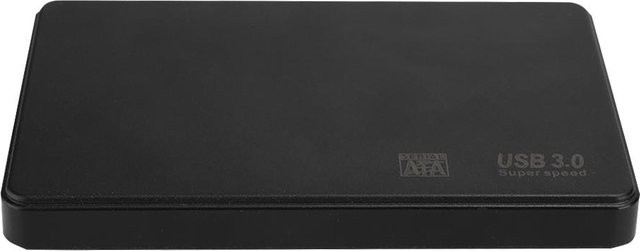 Igeteck Externes Festplattengehäuse 2,5 Zoll SATA USB 3.0 für HDD und SSD, Schwarz - Bild 1