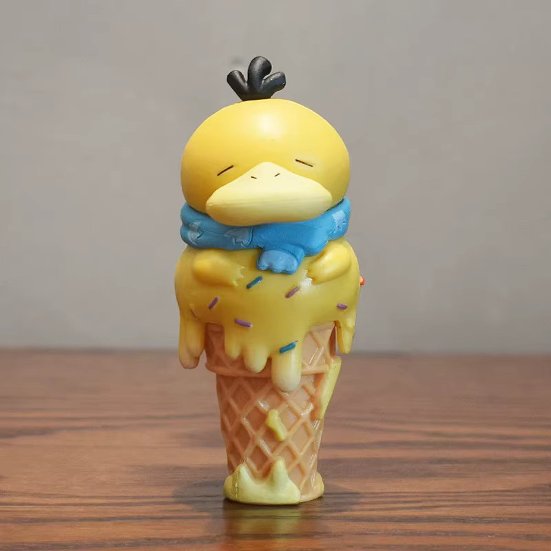 Bandai Pokémon Eiscreme-Waffel-Serie Blindbox Psyduck Gengar, Actionfigur - Bild 2