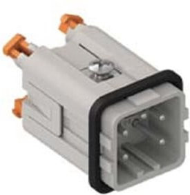 I.L.M.E. SQUICH® Stifteinsatz CKSHM 04 Gr. 21.21 in Silber/Grau 10A 400V - Bild 1