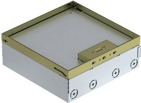 OBO Bettermann UDHOME9 Bodentank in Silber, 2 m - Bild 1