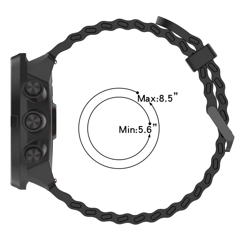 COLMI Uhrenarmband Silikon, Bunt, 22 mm, Unisex - Bild 4